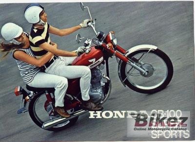1974 honda cb 100 photo